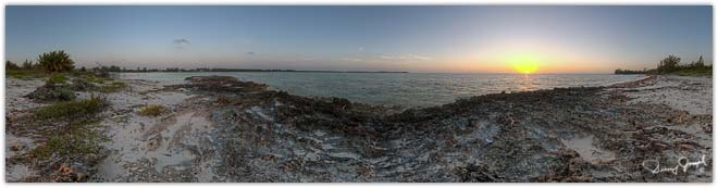 Eleuthera Bahamas Virtual Reality Photo - Winding Bay Beach Southeast